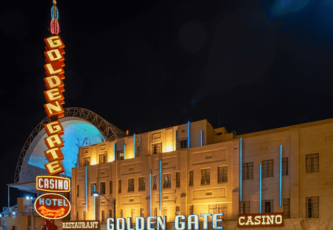 Golden Gate Hotel and Casino Outside View 