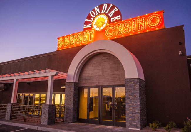 Klondike Sunset Casino Front 