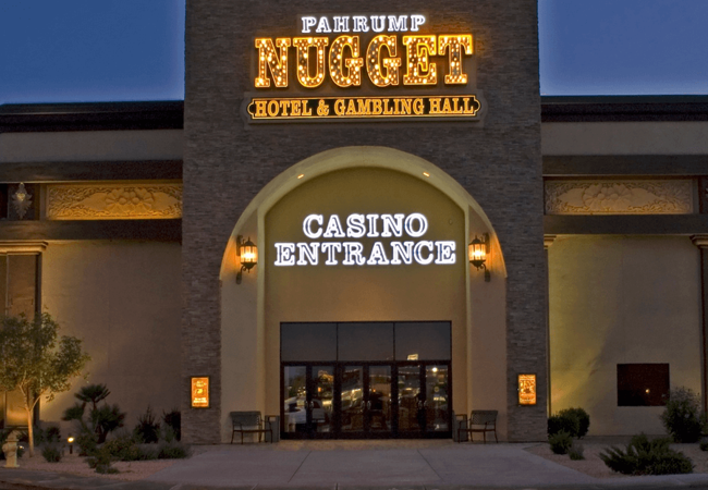 Pahrump Nugget Hotel and Casino outside view 
