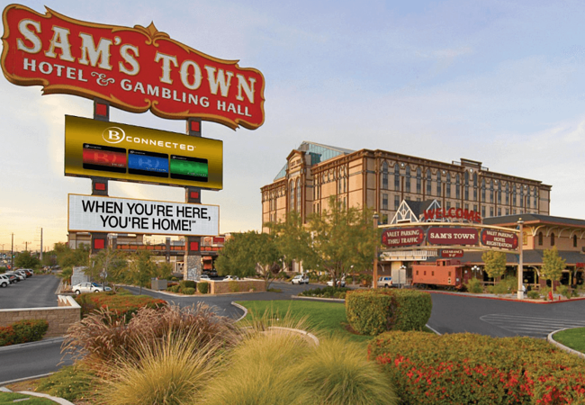 Sams Town Hotel and Gambling Hall Outside View 