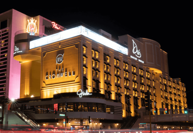 The Cromwell Las Vegas Hotel and Casino Night View 1 