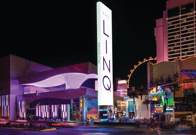 The LINQ Hotel and Experience Night View 
