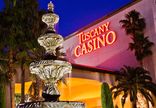 Tuscany Suites and Casino Outside View Night 