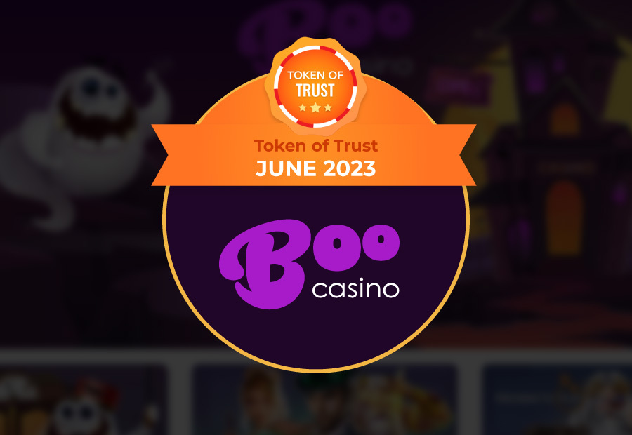 Boo Casino Scoops the Chipy's Token of Trust for June 2023 image