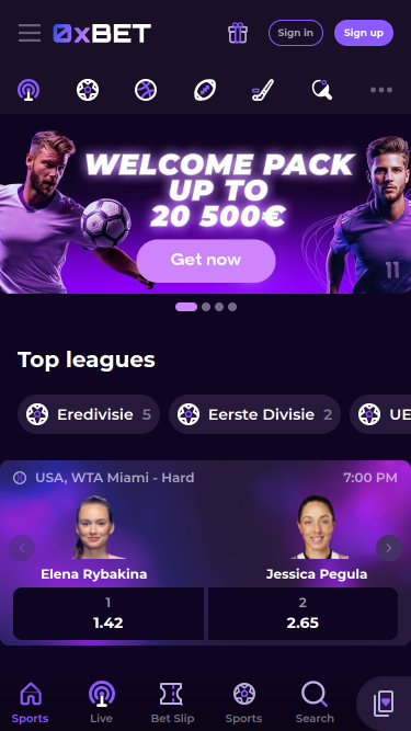 0XBet Casino Mobile Sports Betting