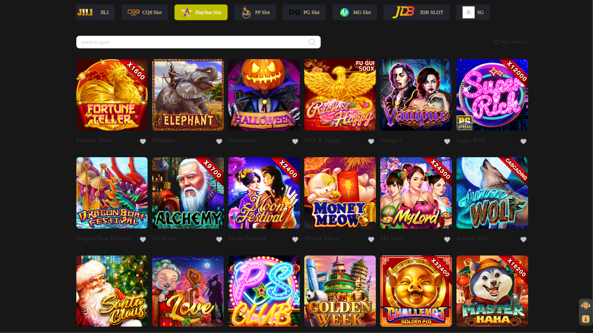 Giochi desktop di 11ic Casino