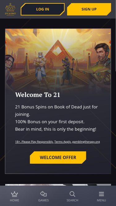 Promotions mobiles de 21 Casino