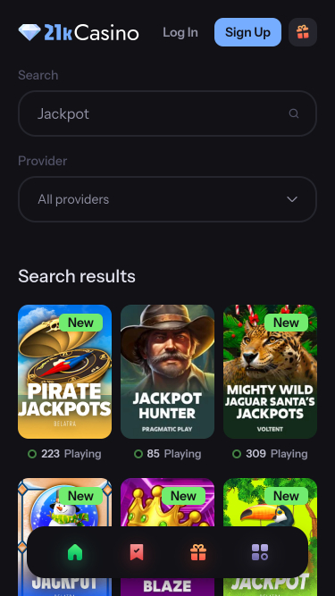 Джекпот Casino Mobile в размере 21 тыс.