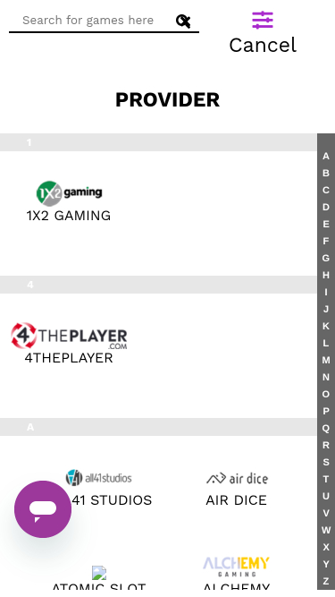 21 sviluppatori di giochi per dispositivi mobili di casinò privati