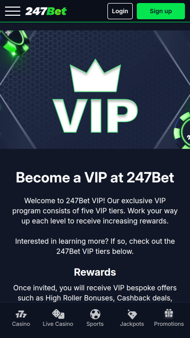 247Bet Casino VIP Program