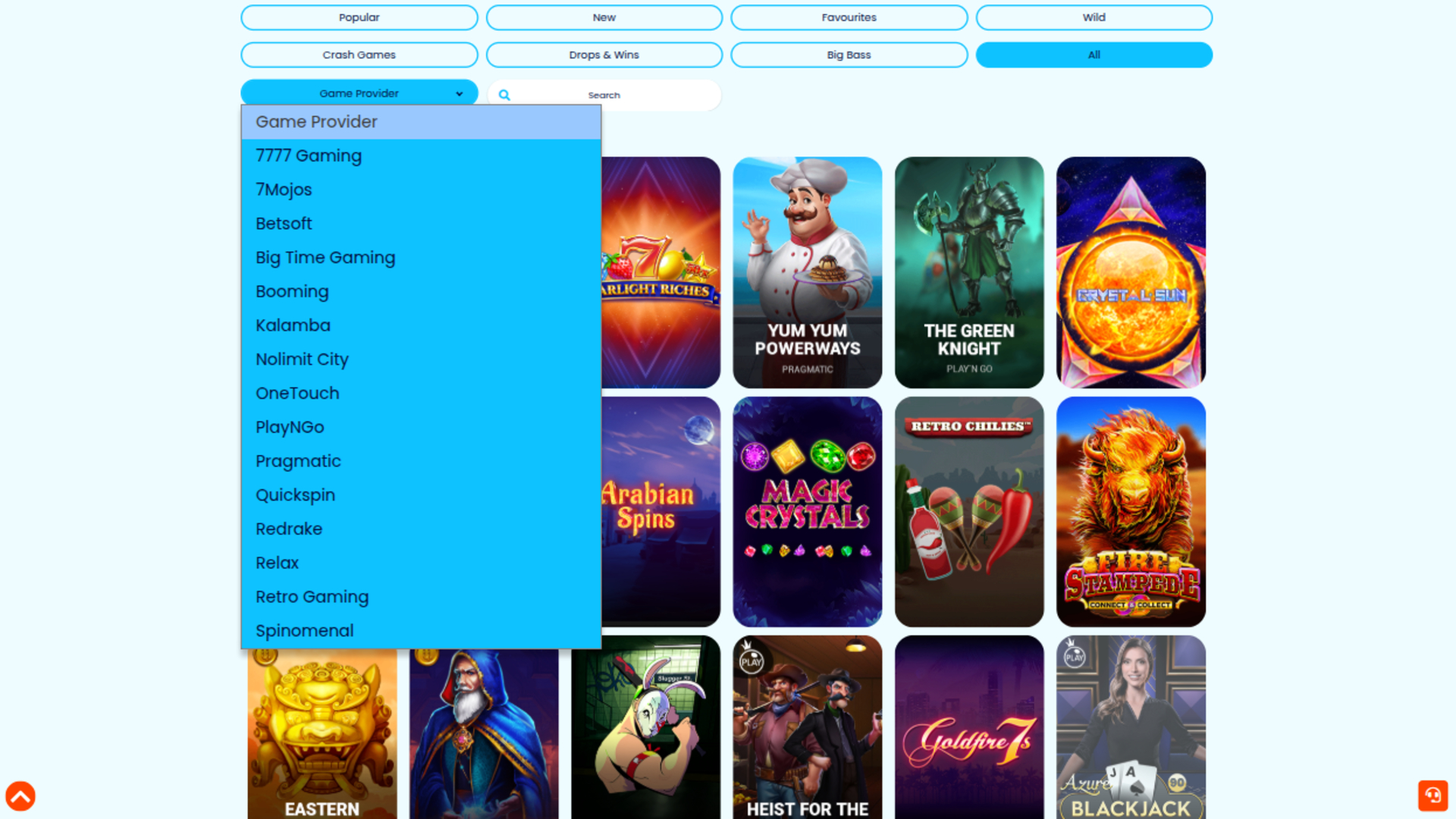 Développeurs de jeux de bureau du casino 24Bettle