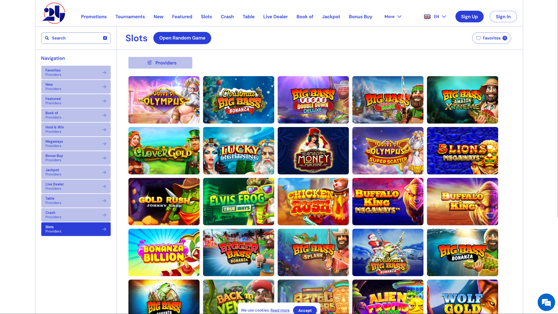 Juegos de escritorio de 24Casino.bet