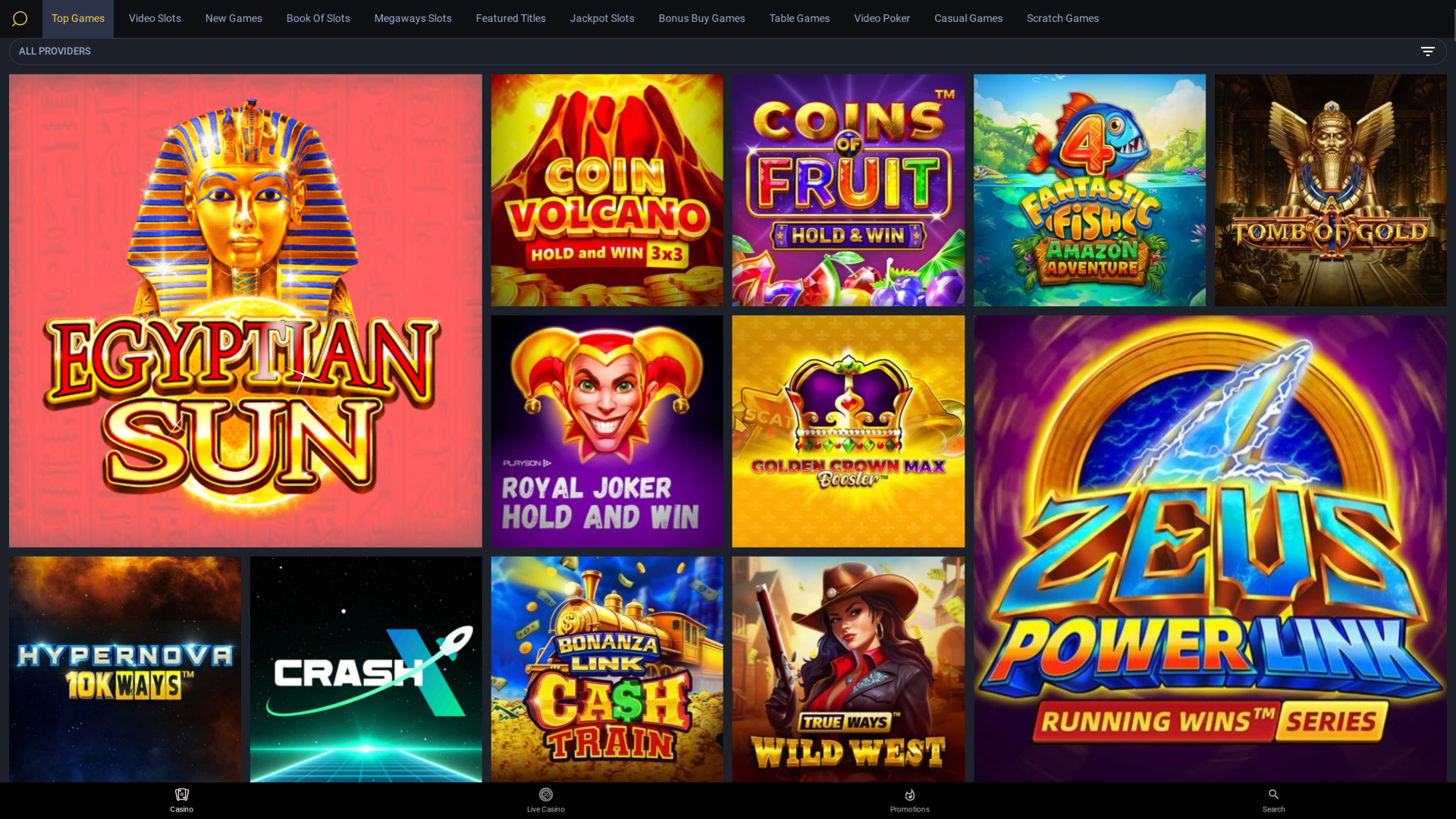 Jeux sur ordinateur de 24Slots Casino