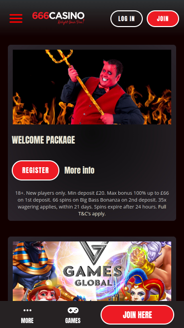 Promozioni mobile di 666 Casino