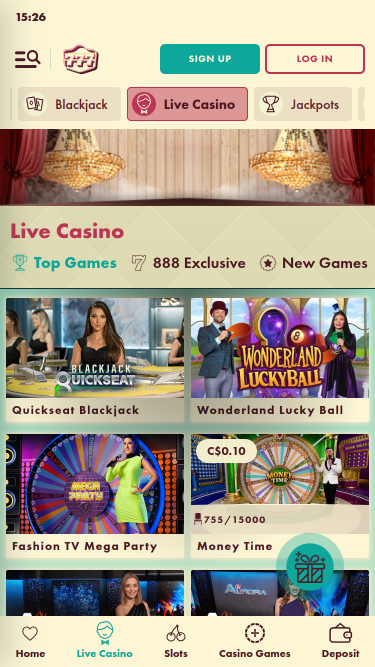 777 Casino Mobile с живыми дилерами