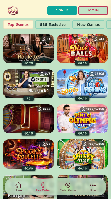 777 Casino Mobile Live Dealer