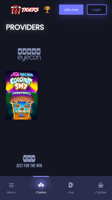 Sviluppatori di giochi mobile di 777Tigers Casino