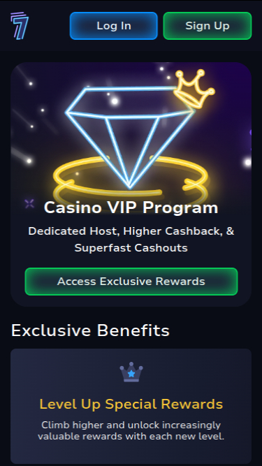 Programma VIP mobile di 7Bit Casino
