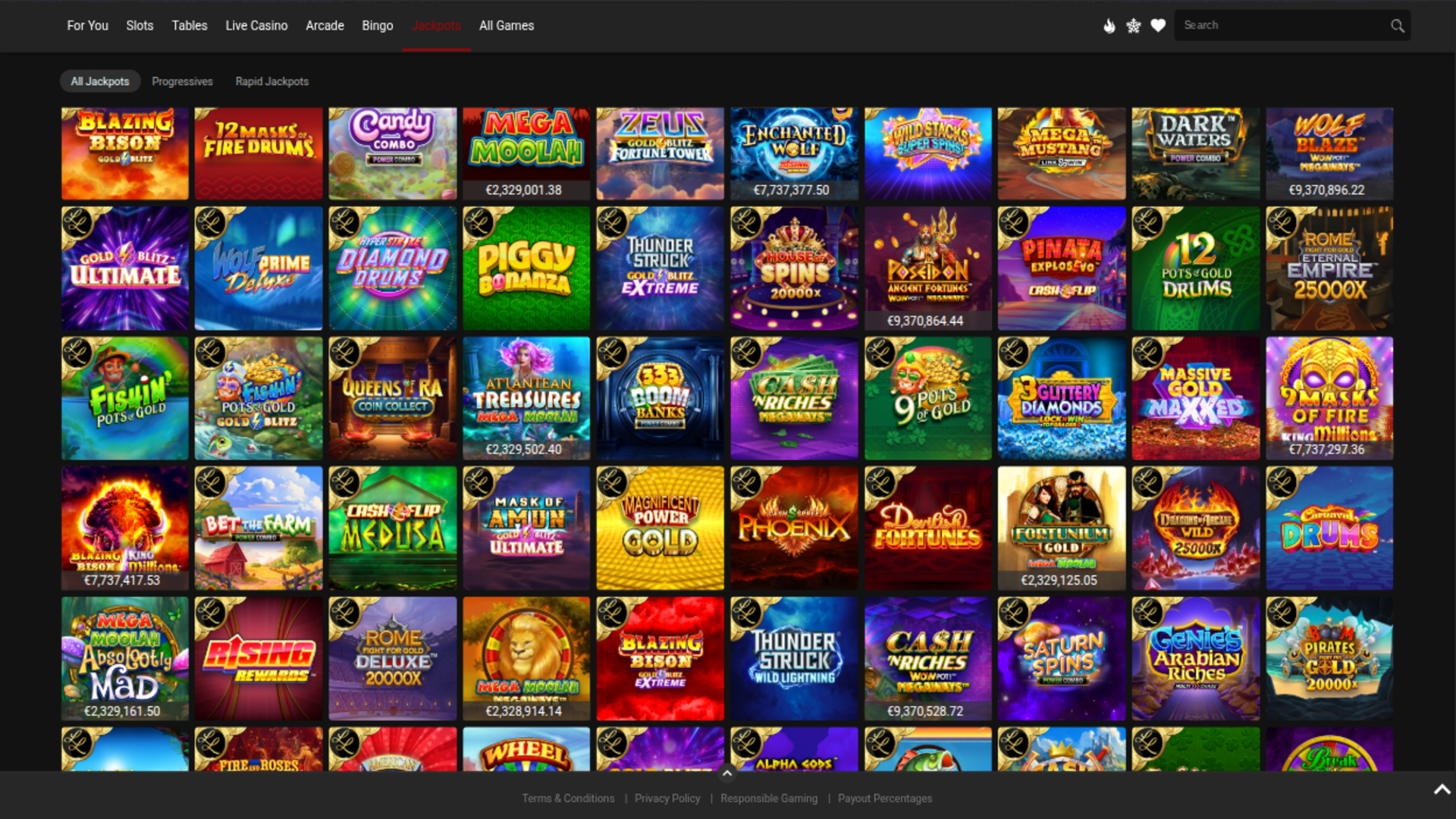 Jackpot de bureau de 7 Sultans Casino