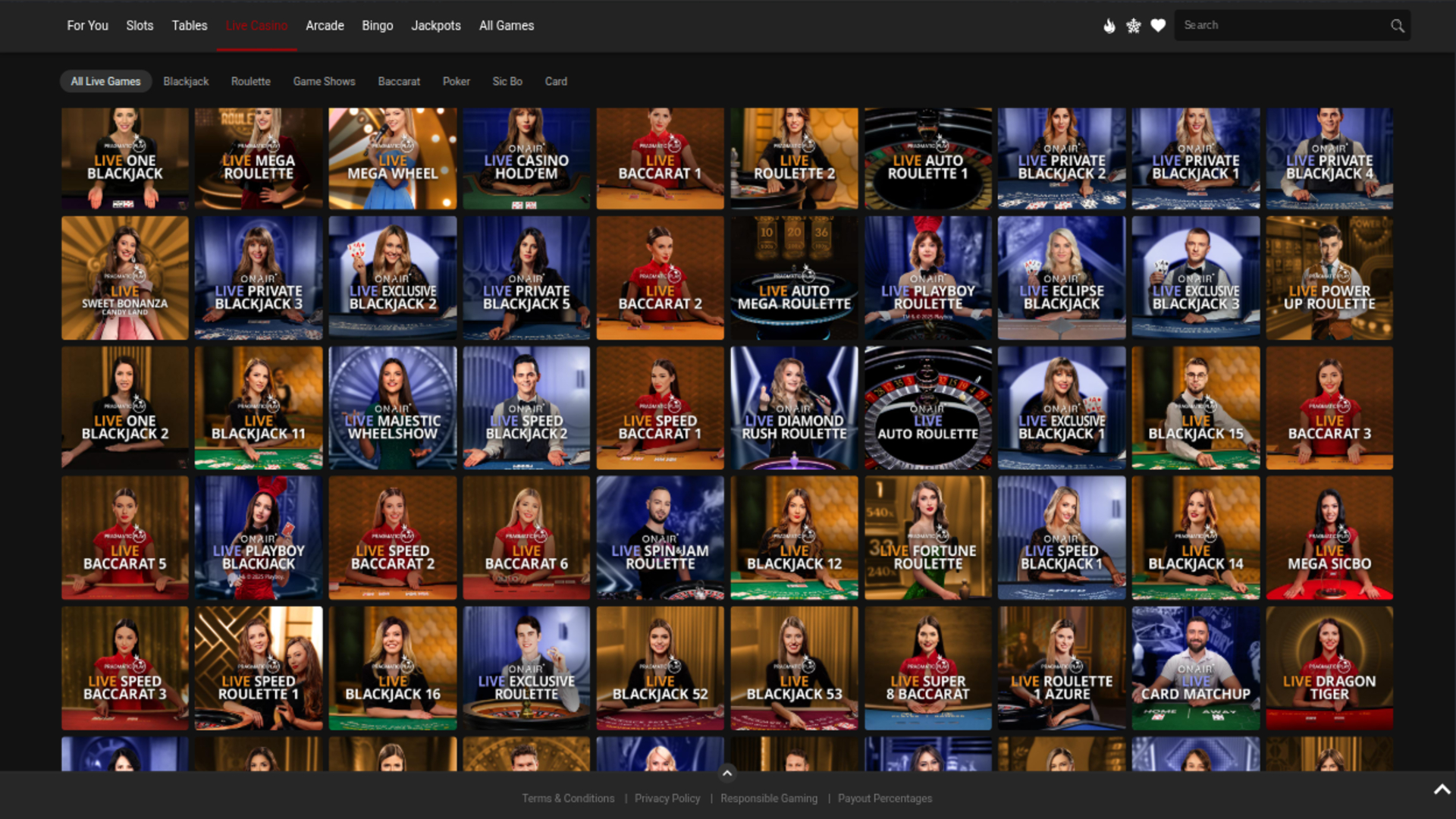 Croupier en direct sur bureau de 7 Sultans Casino