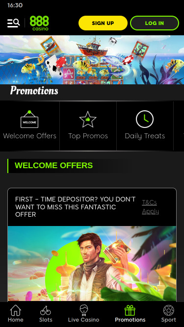 Promociones de 888 Casino para Móvil