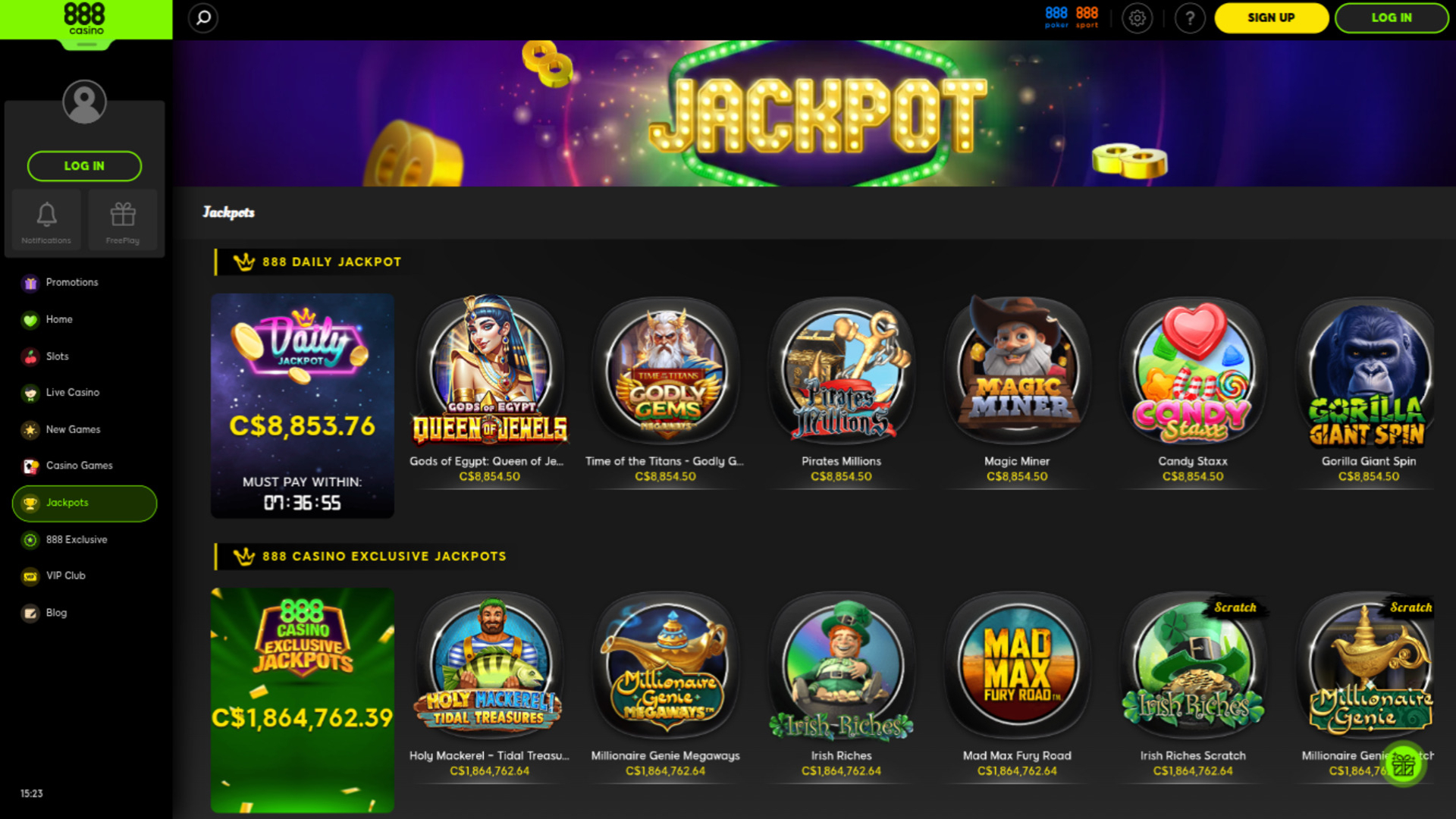 Bote de escritorio de 888casino