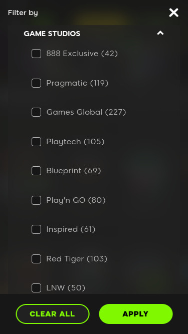 Desarrolladores de Juegos Móviles de 888casino