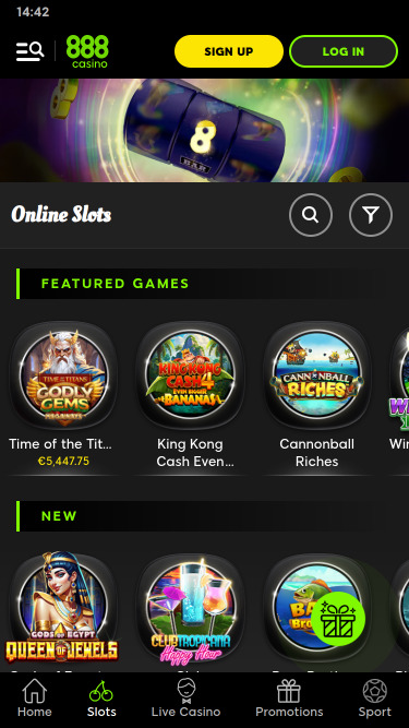 Juegos Móviles de 888Casino