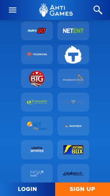 Ahti Games Casino mobile Spielentwickler