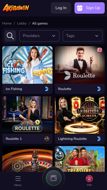 Croupier dal vivo del casinò Akibawin