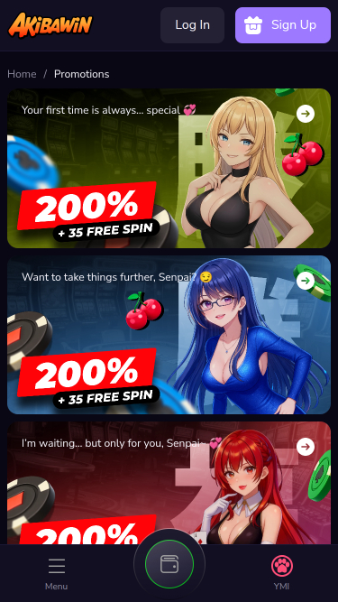 Promozioni del casinò Akibawin