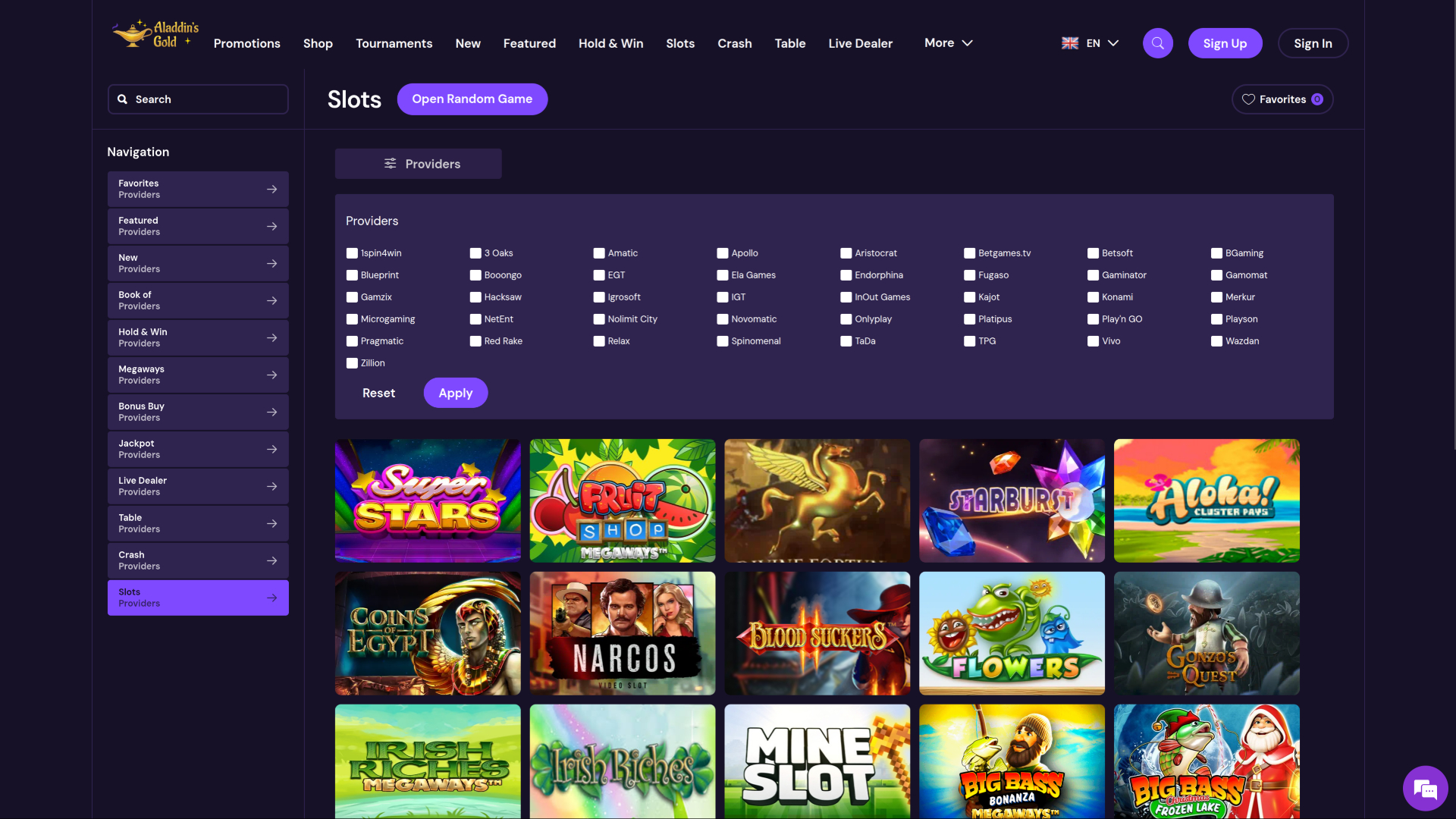 Développeurs du jeu de casino AladdinsGold pour ordinateur