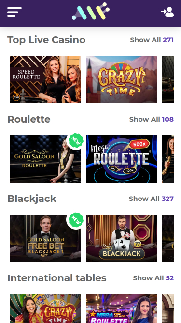 Croupier en direct mobile d'Alf Casino