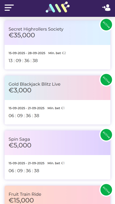 Tournois mobiles d'Alf Casino