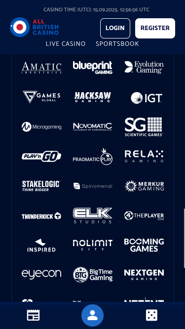 Desarrolladores de juegos móviles de All British Casino