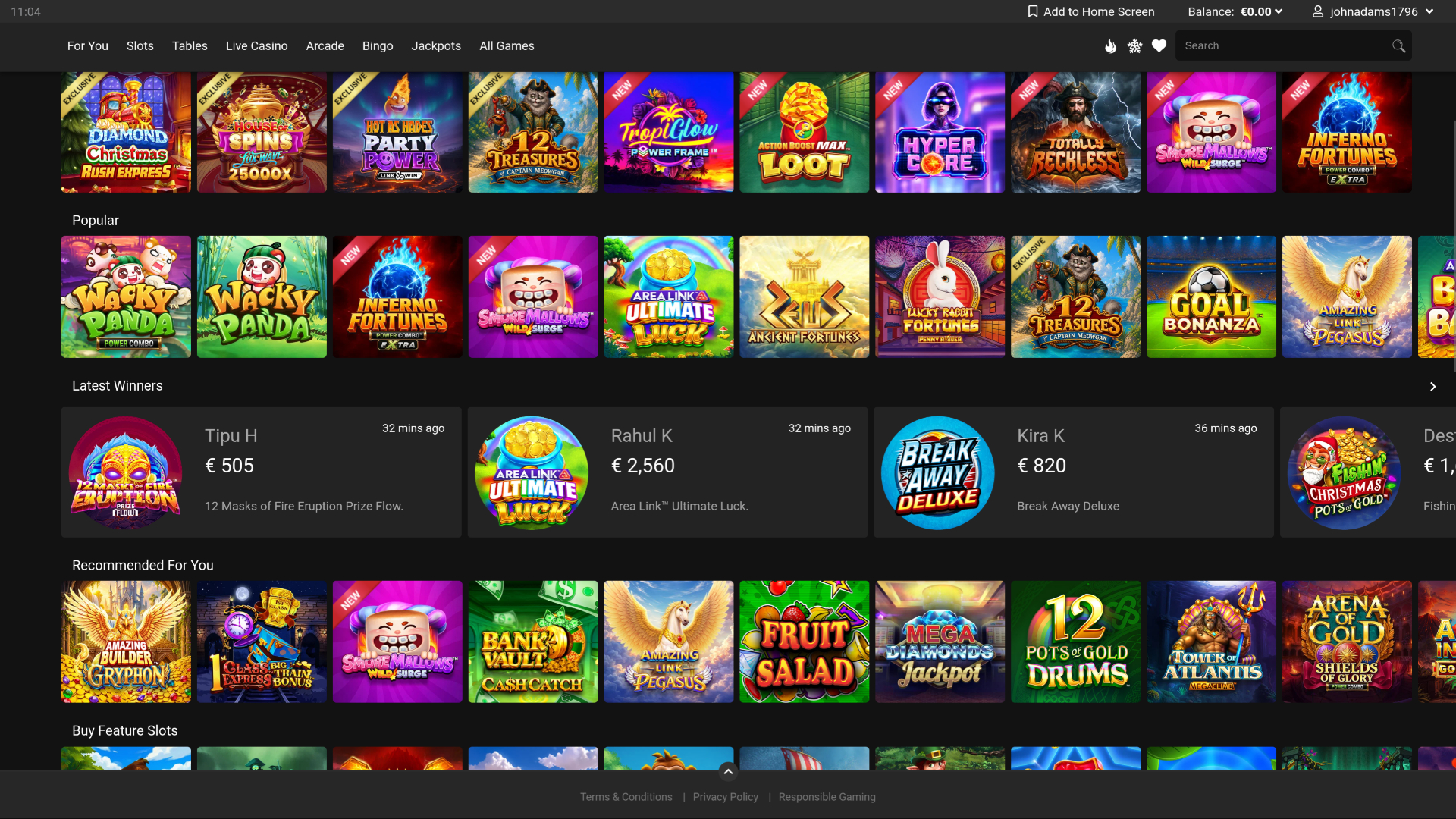 All Slots Casino Desktop Games