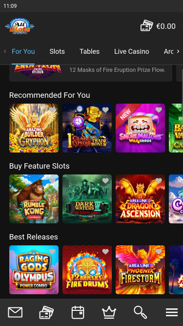 All Slots Casino Mobile Games