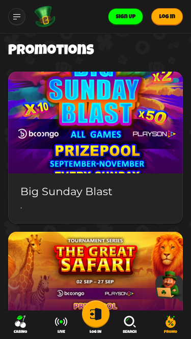 Promotions mobiles de All Wins Casino