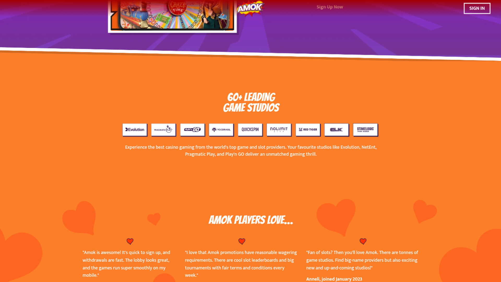 Développeurs de jeux de Amok Casino sur ordinateur