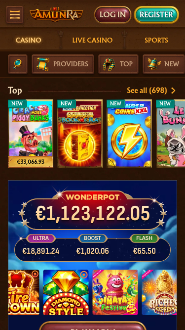 AmunRa Casino Mobile Games Image