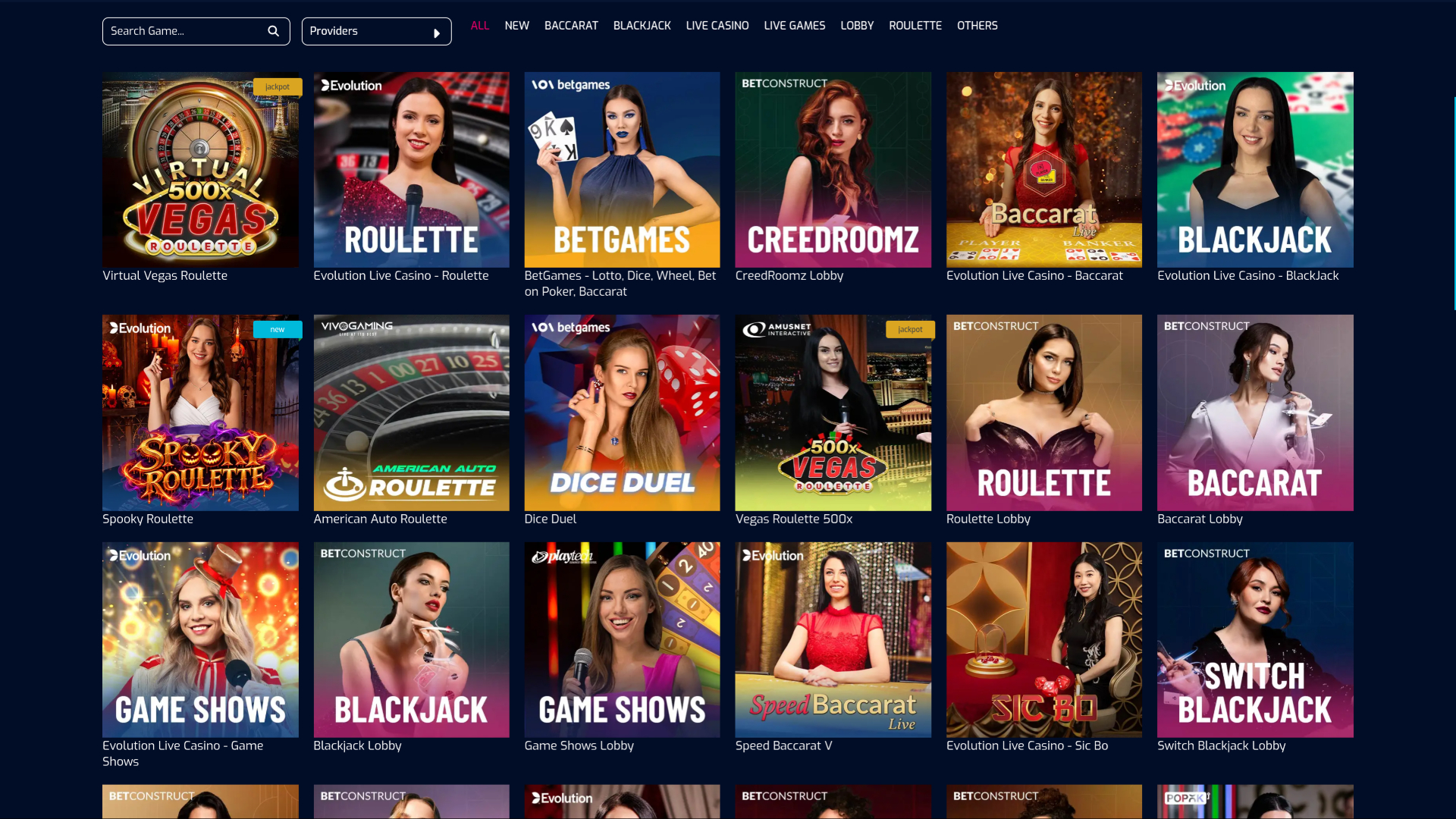 Anadol24 Casino Desktop Live Dealer