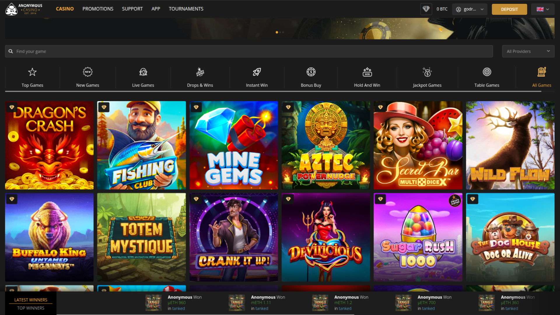 Jeux de bureau de anonymous Casino