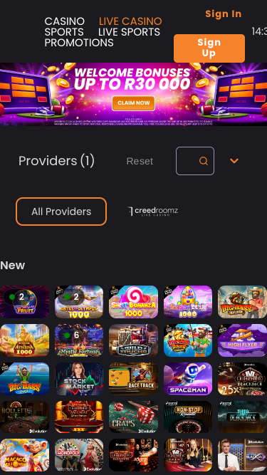 Casino mobile ApexBets avec croupier en direct