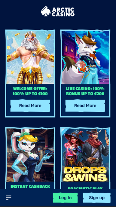 Акции Arctic Casino на мобильном