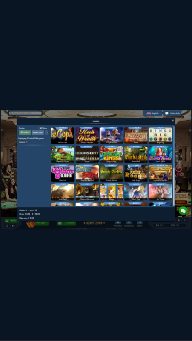 Azart Zona Casino Mobile Jackpot