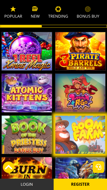 Juegos móviles de casino b-Bets