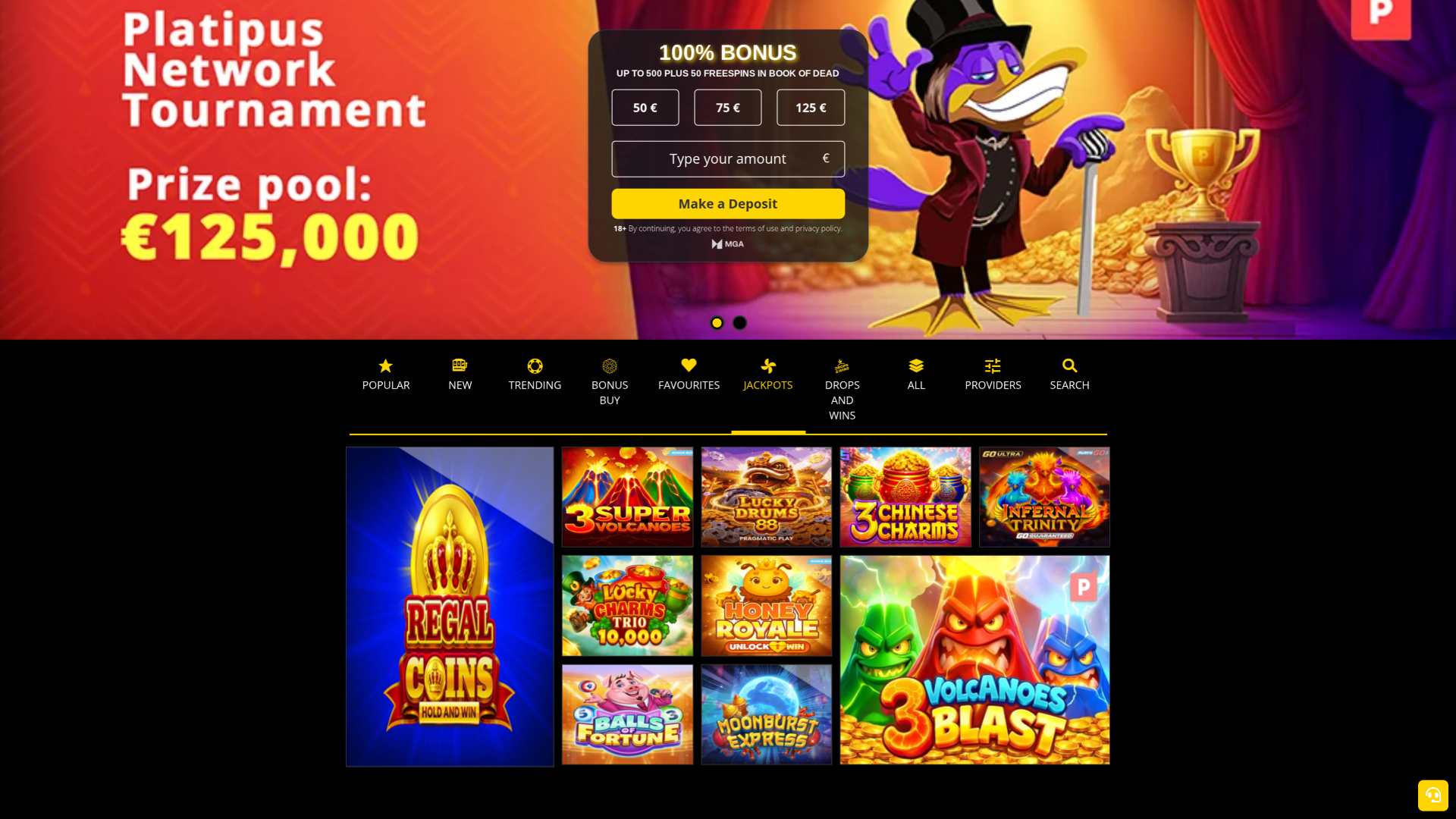 Jackpot de escritorio del casino b-Bets