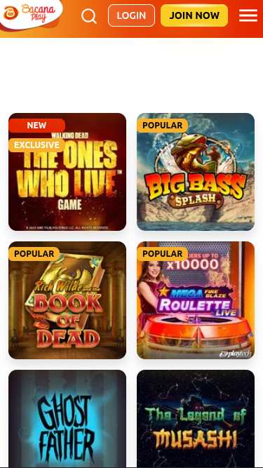 Bacana Play Casino mobile Spiele