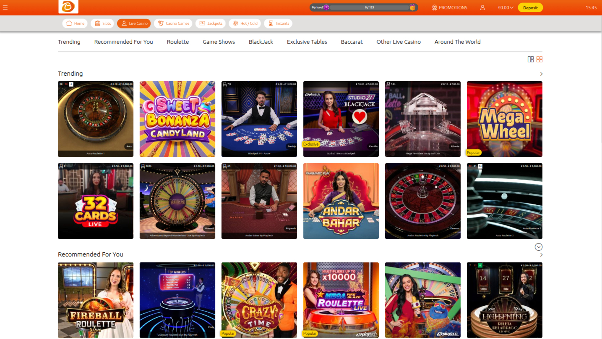 Bacana Play Casino Desktop-Live-Dealer