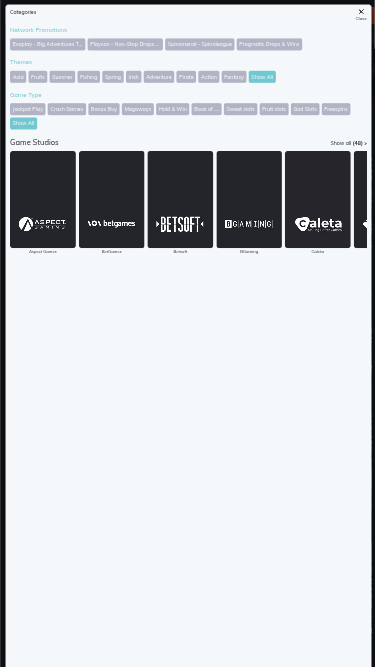 Développeurs de jeux mobiles de Bahigo Casino